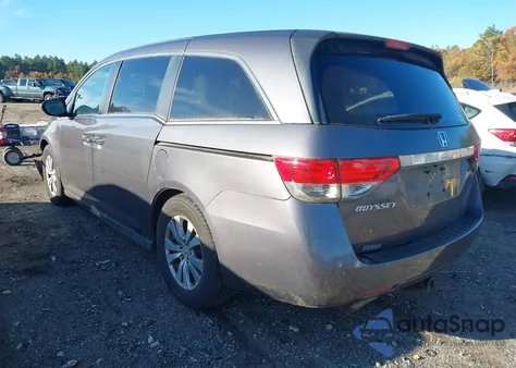 2015 Honda Odyssey Ex-L z USA, uszkodzony, nr VIN 5FNRL5H68FB123026